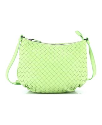 Mini Saddle Zip Messenger Bag Intrecciato Nappa