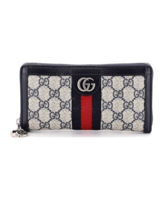 Ophidia Zip Around Wallet GG Coated Canvas