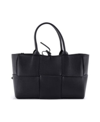 Small Arco Tote Maxi Intrecciato Leather