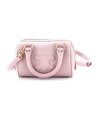 Mini Cuir Triomphe Boston Bag Leather