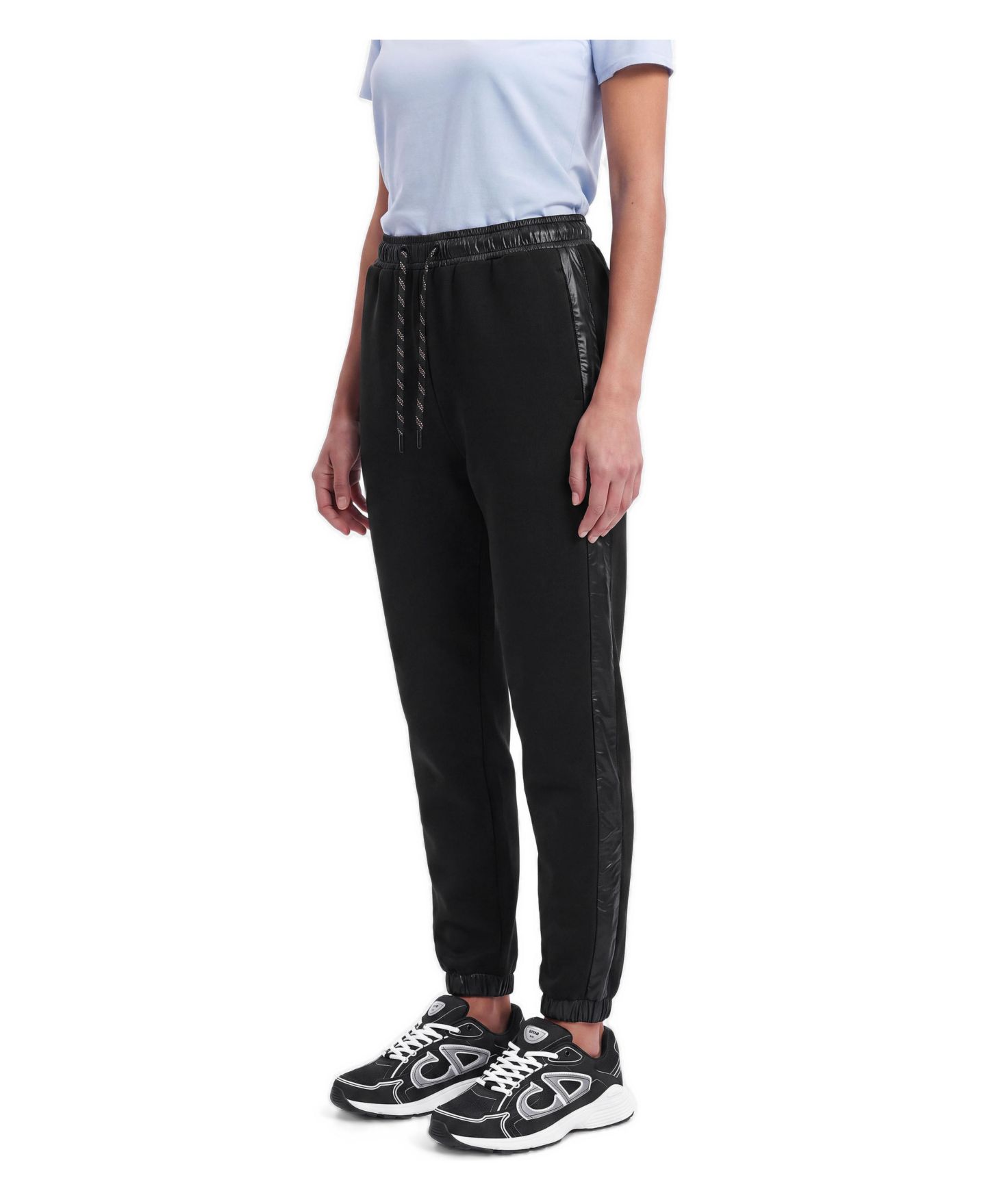 Женские брюки Alpenhaus Lauzet Straight-Leg Pull-On Elasticized-Cuff Sweatpants, цвет: Чёрный — фото 3