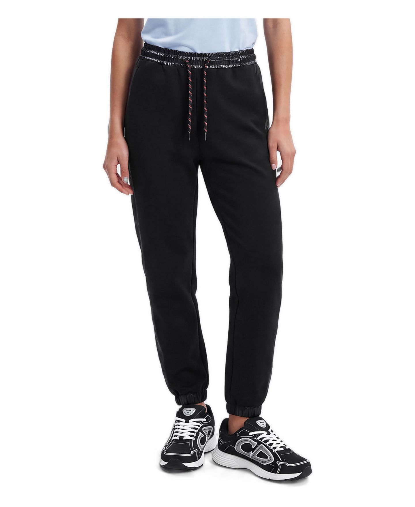 Женские брюки Alpenhaus Lauzet Straight-Leg Pull-On Elasticized-Cuff Sweatpants, цвет: Чёрный — фото 1
