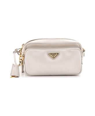 Small Front Pocket Crossbody Bag Saffiano Leather
