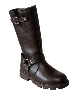Girls 11-3 Tall Harness Ring Moto Boot