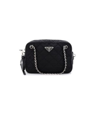 Small Camera Bag Quilted Tessuto