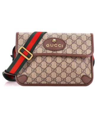 Neo Vintage Flap Belt Bag GG Coated Canvas