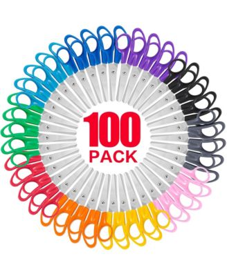 Blunt-Tip Stainless Steel Scissors, 100-Pack