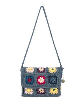 Marlow Hand-Crocheted Small Shoulder Handbag
