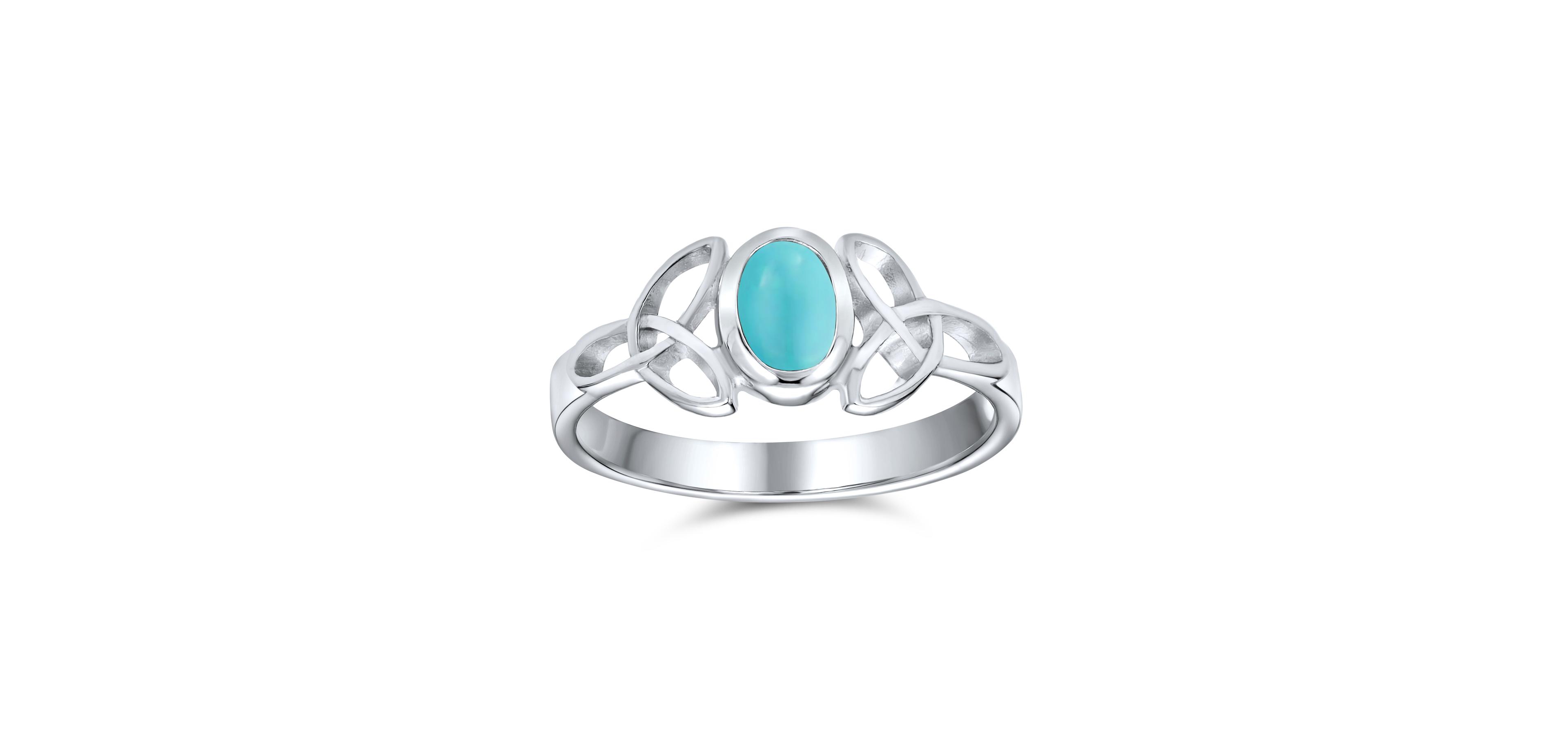 Bling Jewelry Celtic Trinity Love Knot Triquetra Band Ring Sterling Silver
