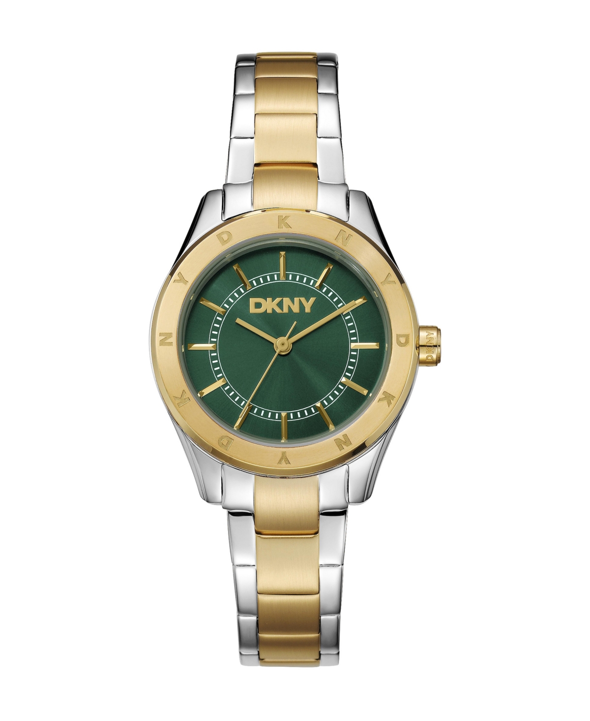 Dkny Women's Quartz Two Tone Stainless Steel Bracelet Watch - Two tone