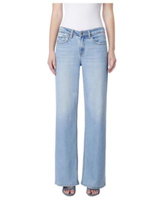 Women's Mid Rise Wide-Leg Jeans