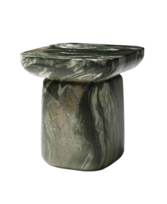 Avin Alduara 19.75" Tall Modern Concrete Top End Table
