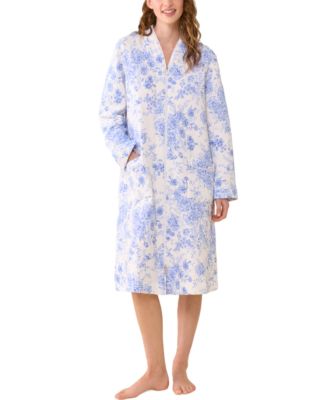 Women's Waltz Quilted V-Neck Zip-Front Robe