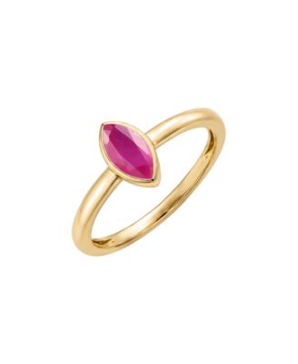 Ruby Marquise-Cut Bezel Ring (3/8 ct. t.w.) in 14k Gold