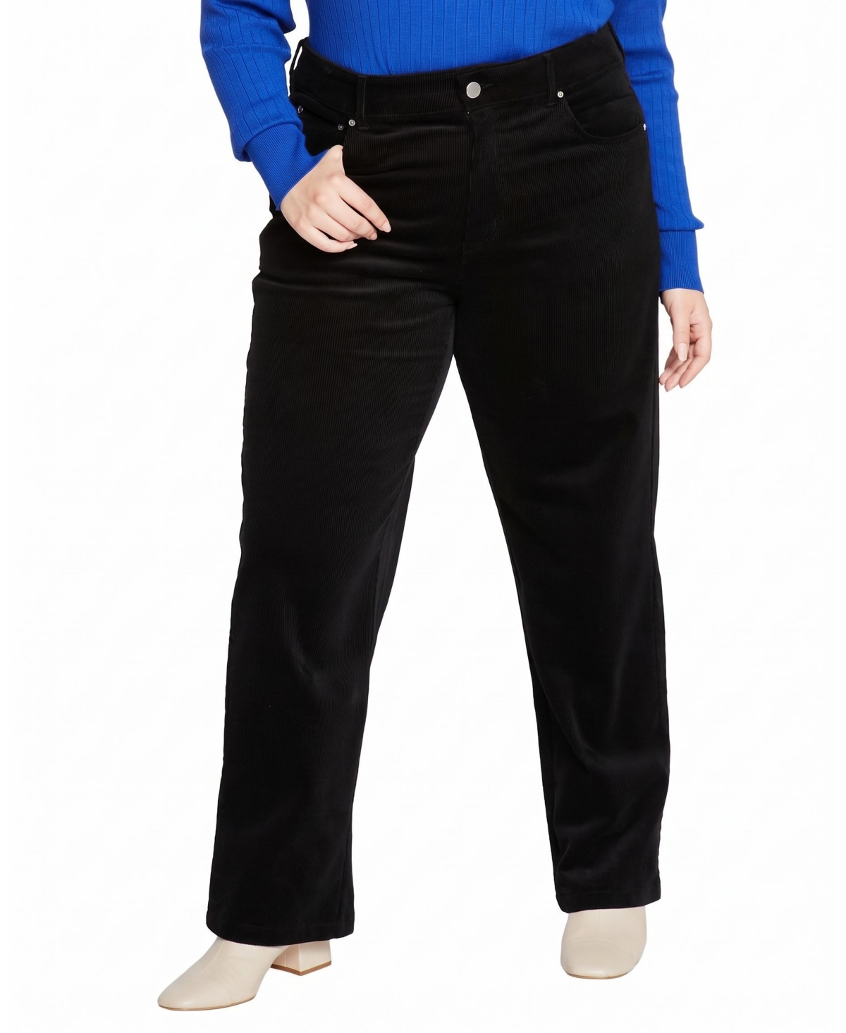 Universal Standard Women's Cassidy High Rise Straight Corduroy Pants