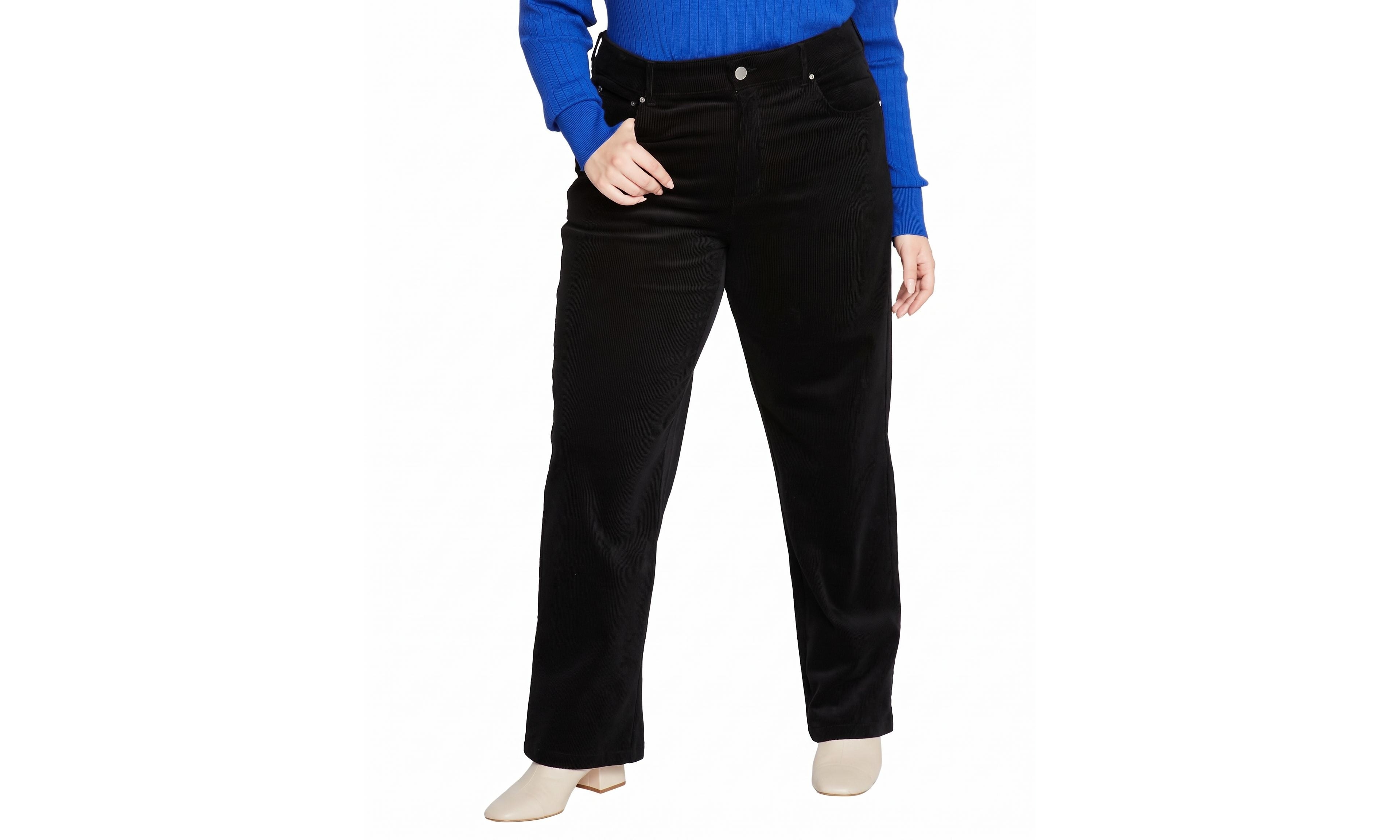 Universal Standard Women's Cassidy High Rise Straight Corduroy Pants