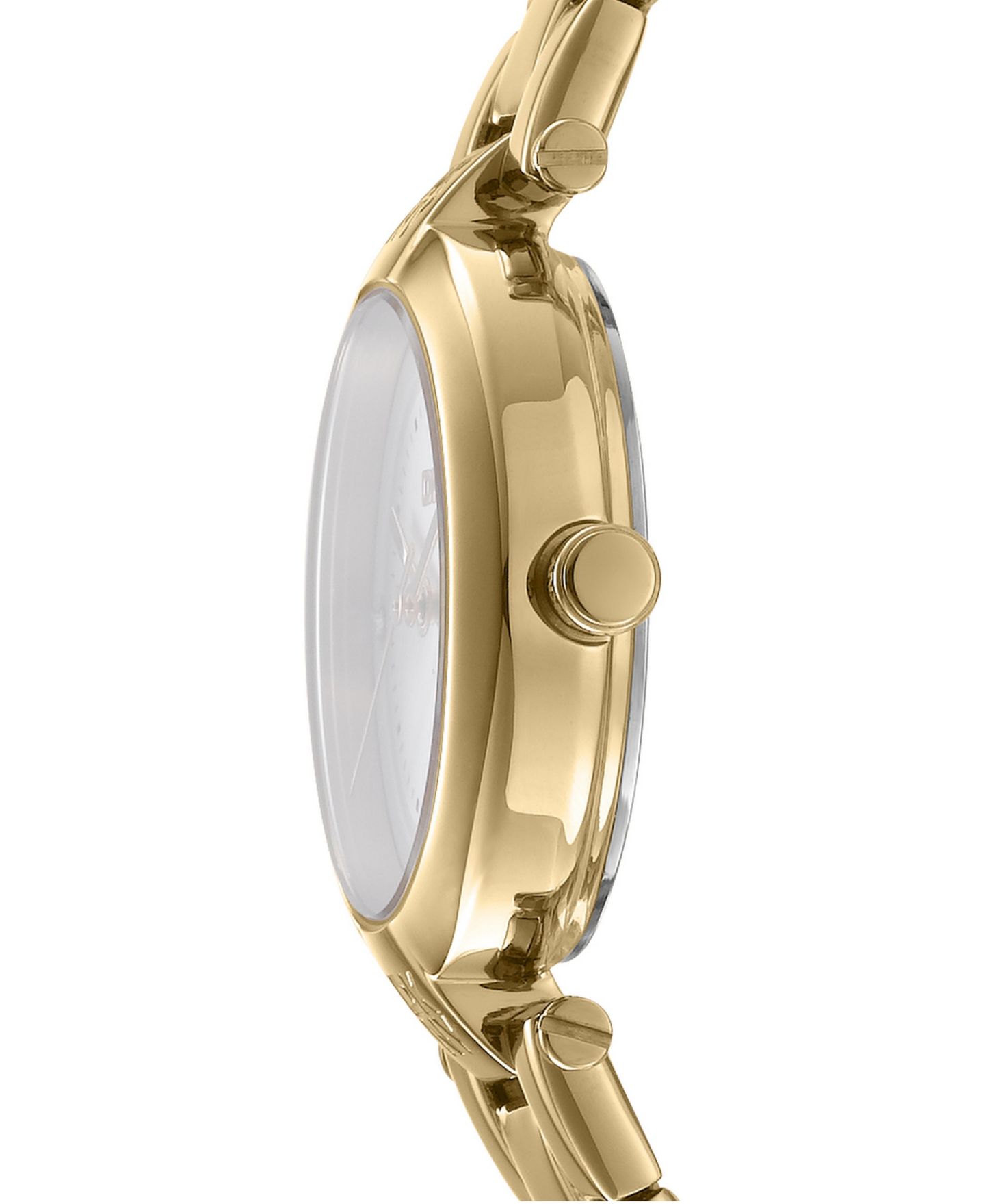 Женские часы DKNY Quartz Analog Gold Stainless Steel Bracelet Watch, 28mm, цвет: Золотой — фото 3