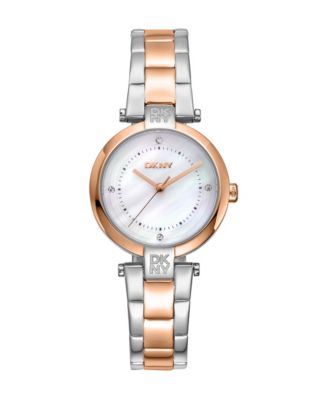 Women's Quartz Two-Tone Stainless Steel Bracelet Watch, 28mm