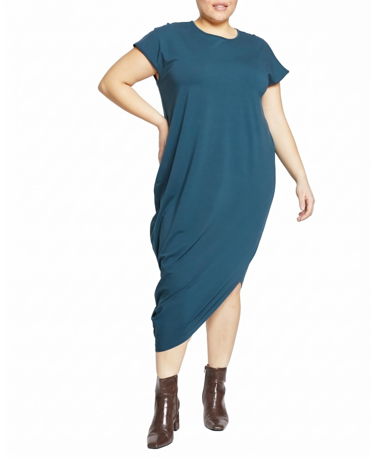 Universal Standard Plus Size Iconic Geneva Dress - Deep sea