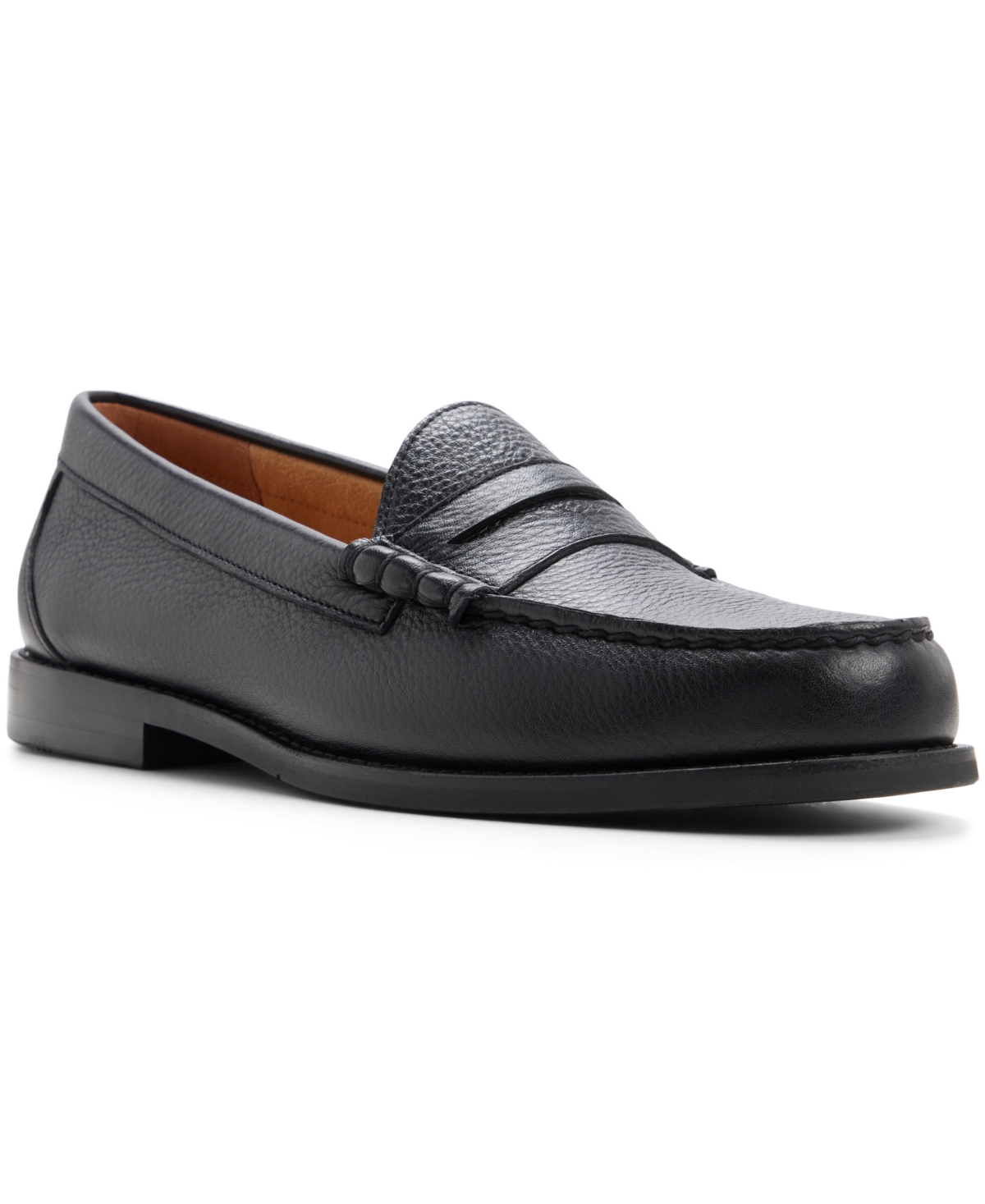G.H.BASS Men's Berkeley Moc Toe Loafers Black - Size: 9 D-Width