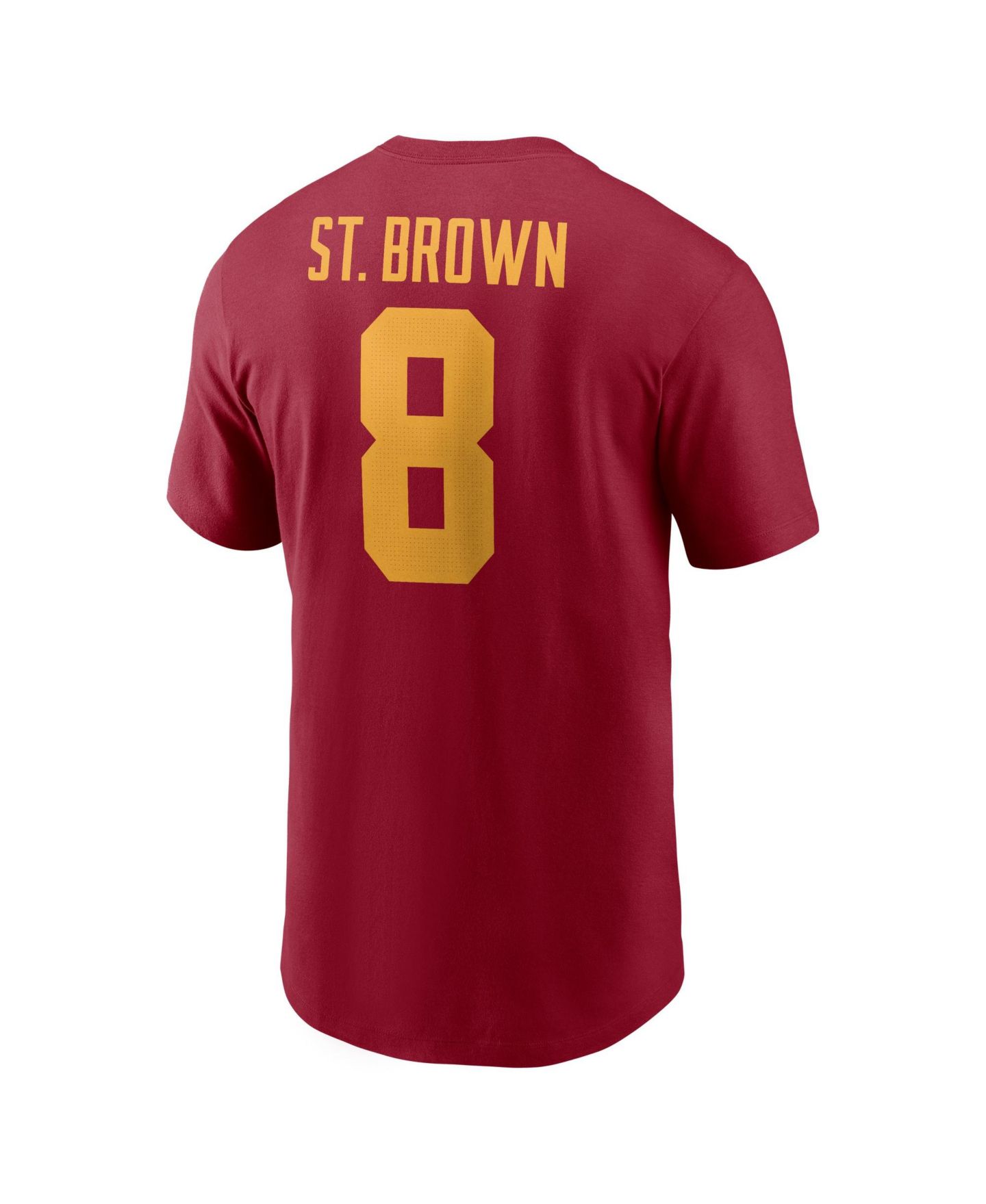 Мужская футболка Nike Amon-Ra St. Brown Cardinal USC Trojans Name & Number — фото 3