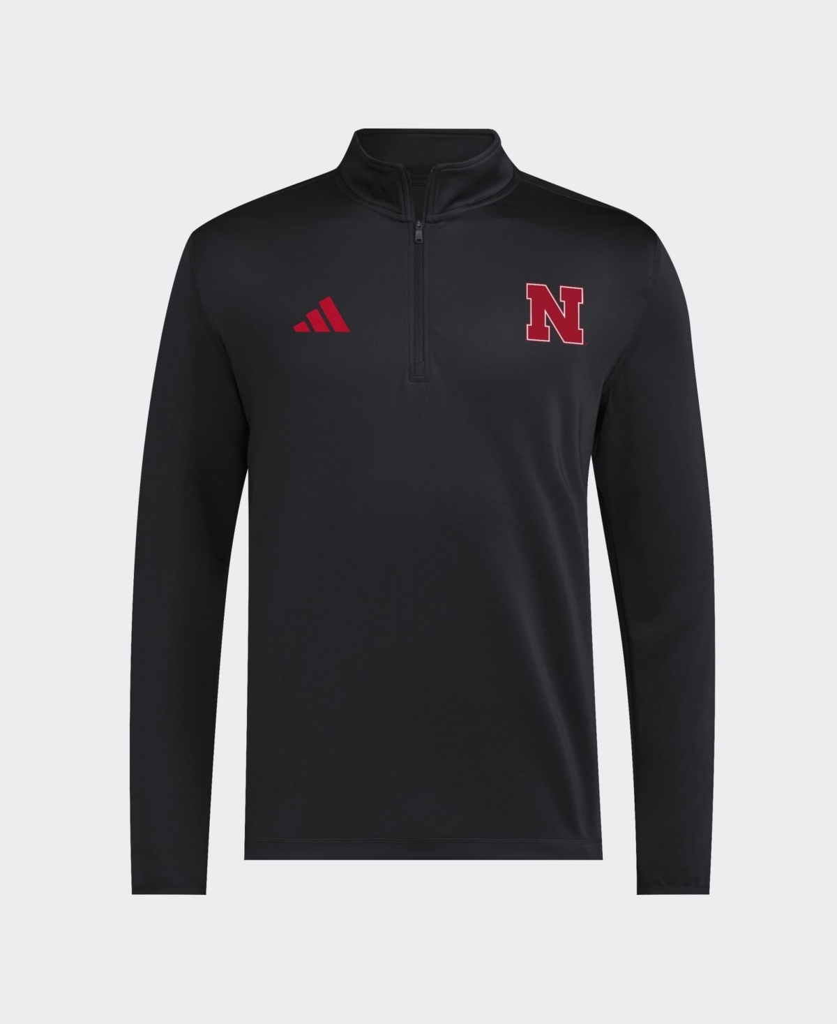 adidas Men's Black Nebraska Huskers 2026 Sideline Ultimate 365 Woven Quarter-Zip Pullover - Black
