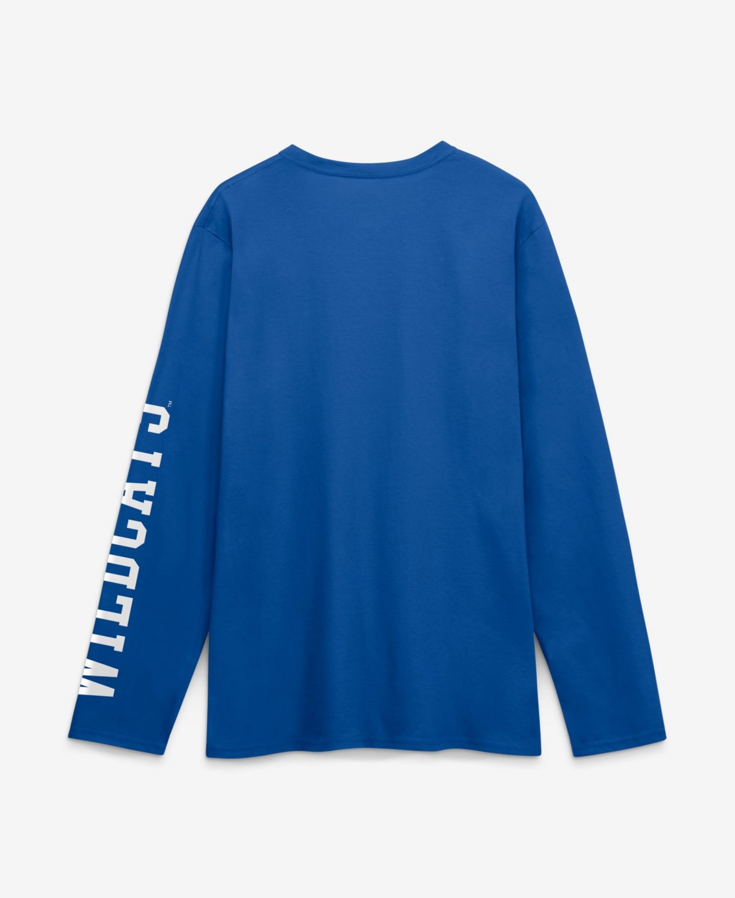Мужская футболка Logo Athletic Royal Kentucky Wildcats Primary Logo Long-Sleeve — фото 3