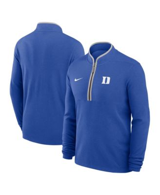 Men's Royal Duke Blue Devils Courtside Victory Dri-FIT Half-Zip Pullover
