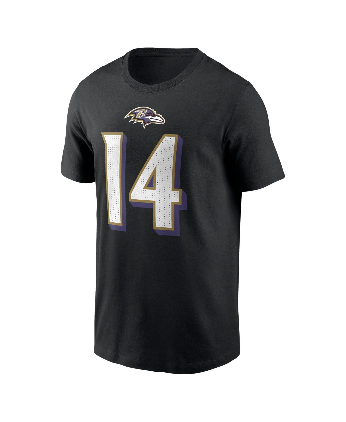 Мужская футболка Nike Kyle Hamilton Black Baltimore Ravens Name & Number — фото 2