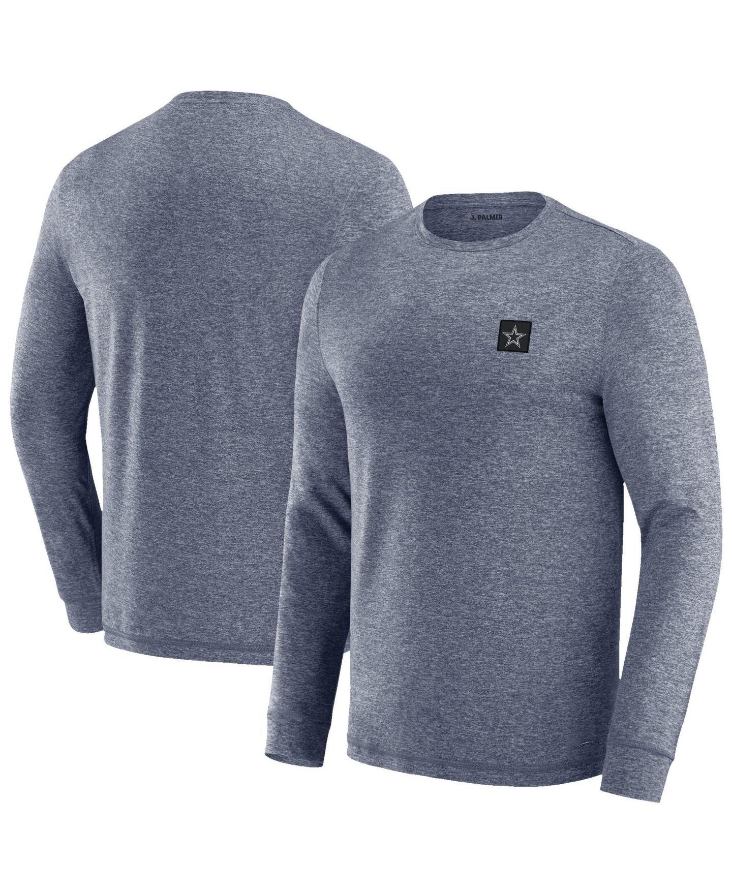 Мужская футболка J. Palmer Navy Dallas Cowboys Four Down Long-Sleeve — фото 1