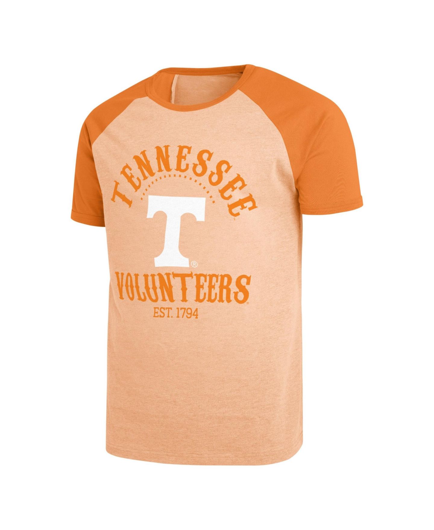 Мужская футболка Darius Rucker Collection By Fanatics Tennessee Orange Tennessee Volunteers Raglan — фото 3