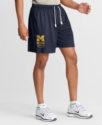 Men's Navy/Anthracite Michigan Wolverines Sideline Reversible Dri-FIT Shorts