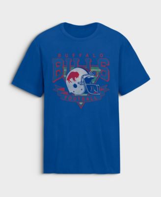 Men's Royal Buffalo Bills Old Fashion Rushing Legacy Cotton T-Shirt