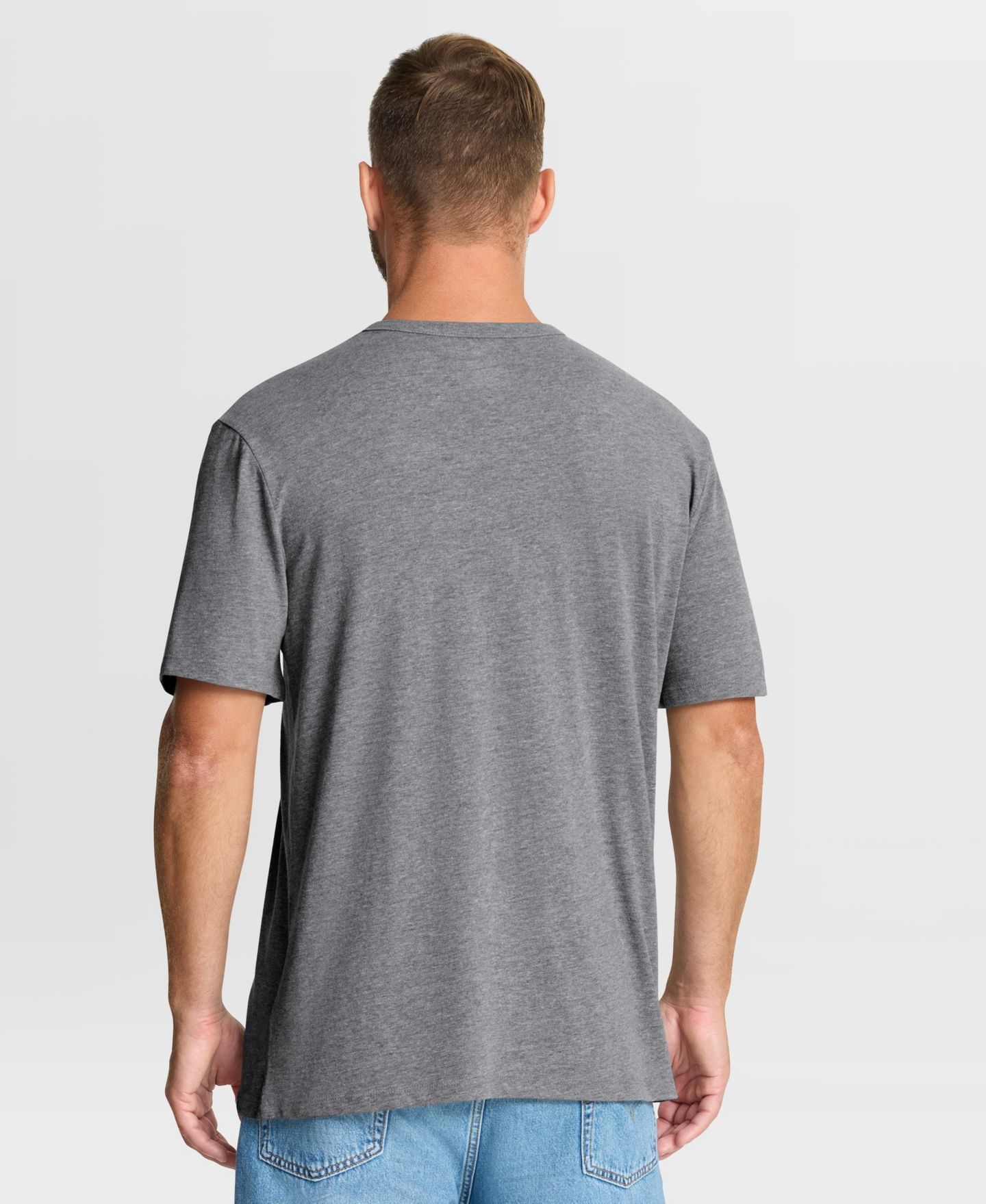 Мужская футболка Fanatics Heather Gray Miami Dolphins Tribute Direct Handoff Tri-Blend — фото 2