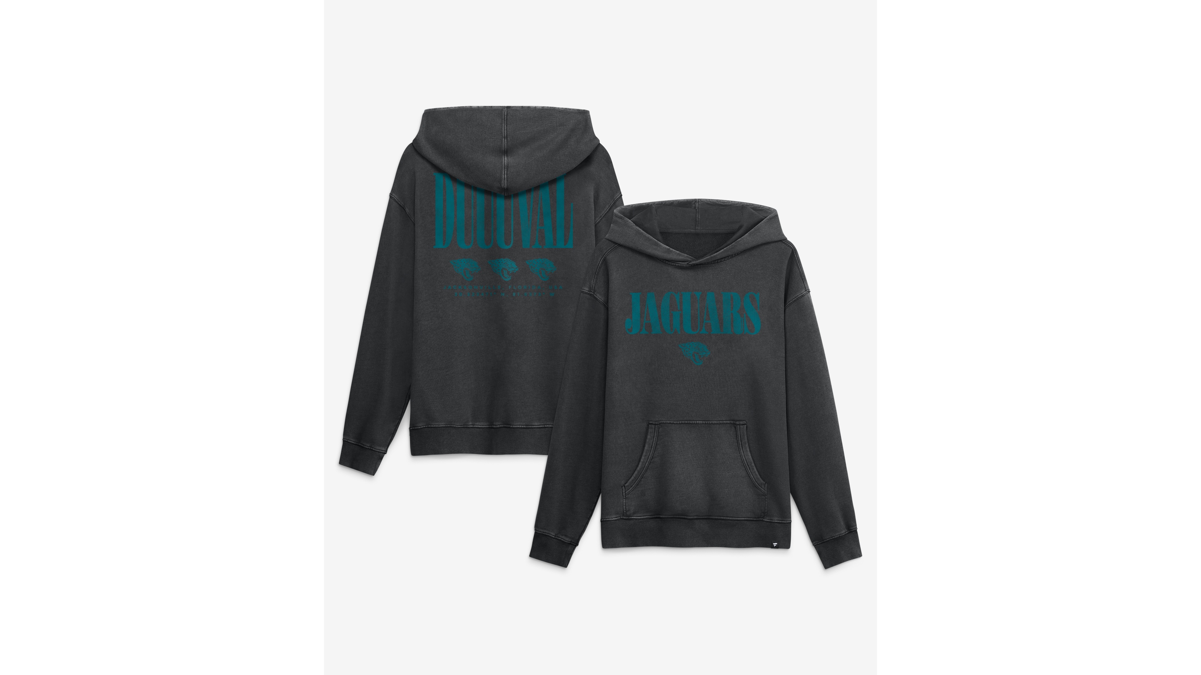 Fanatics Men's Black Jacksonville Jaguars Relaxed Intense Rivalry French Terry Hoodie