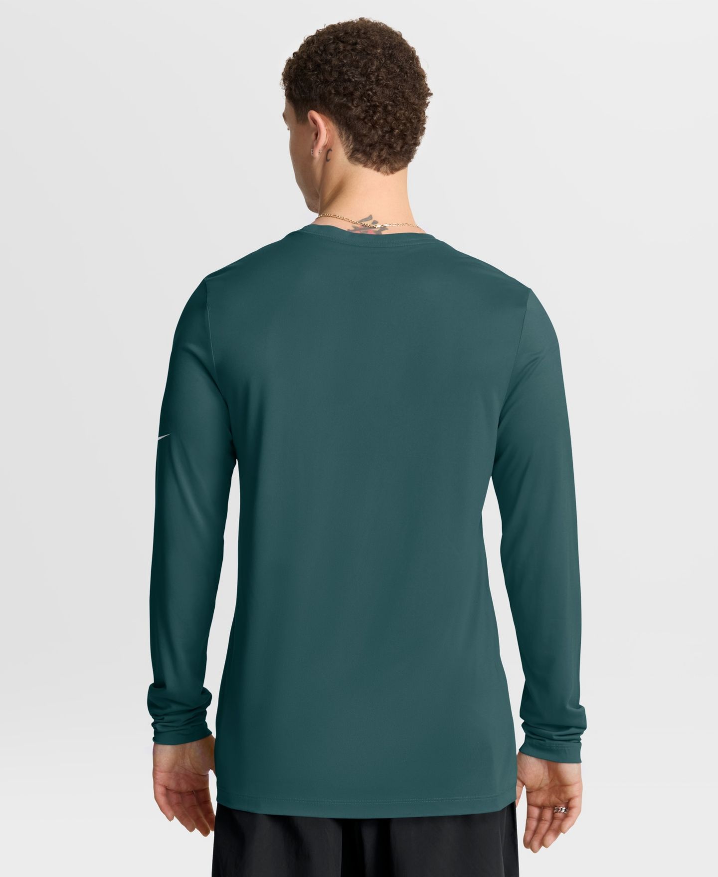 Мужская футболка Nike Midnight Green Philadelphia Eagles Legend Icon Dri-FIT Long-Sleeve — фото 3
