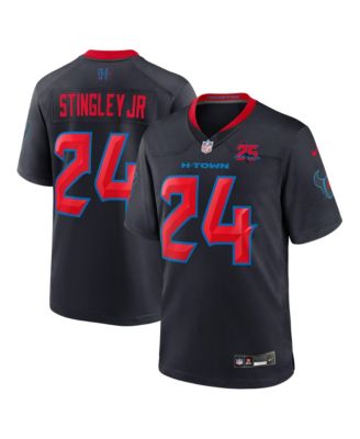 Men's Derek Stingley Jr. Navy Houston Texans Alternate 2 25th Season Game Jersey