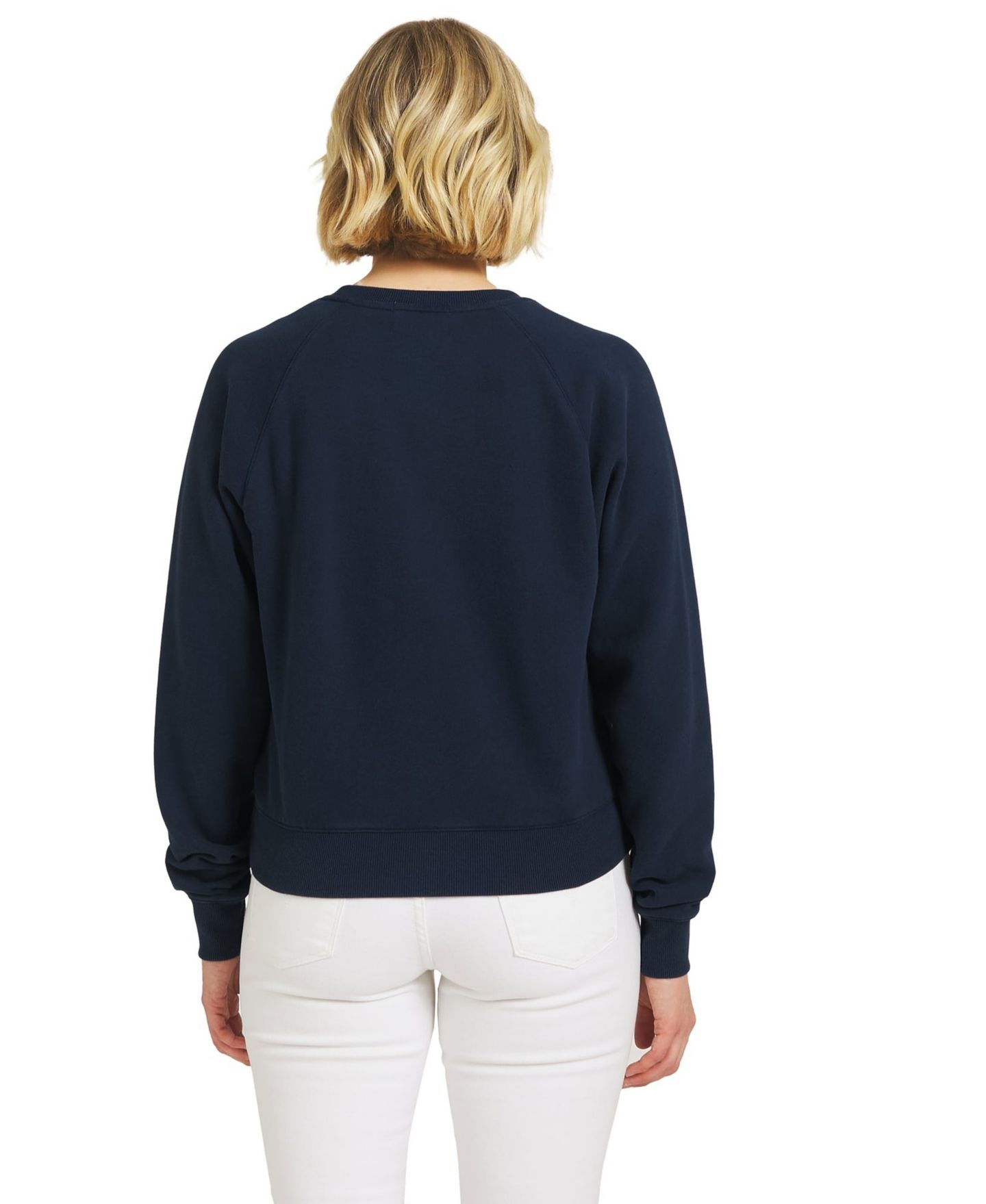 Женский кардиган WEAR by Erin Andrews Navy Chicago Bears Heathered Crew Cardigan — фото 2