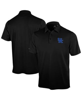 Men's Black Kentucky Wildcats Unshakeable Solid Polo Shirt