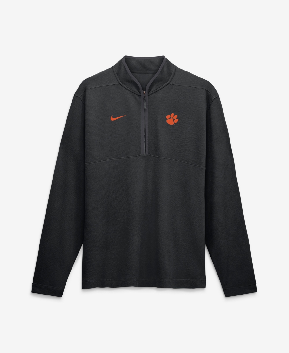 Nike Men's Black Clemson Tigers Dri-fit Victory Half-Zip Pullover - Black