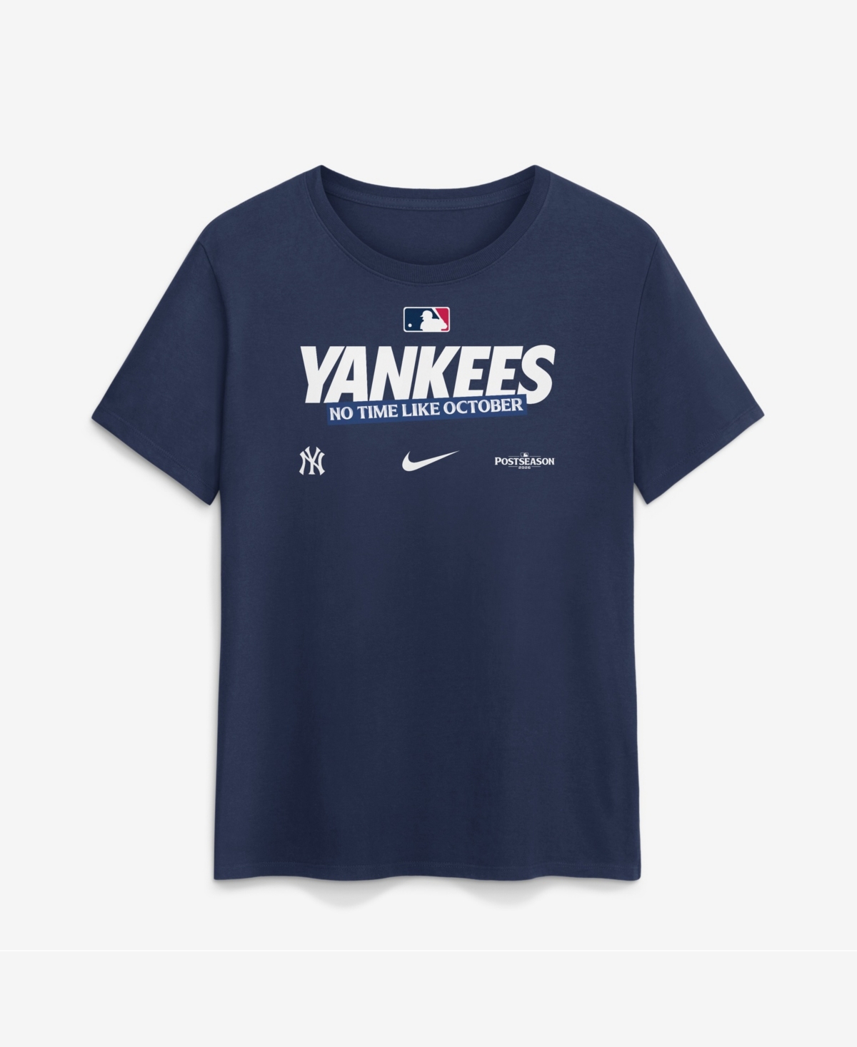 Nike Women's Navy New York Yankees 2026 Mlb Postseason Authentic Collection T-Shirt - Navy