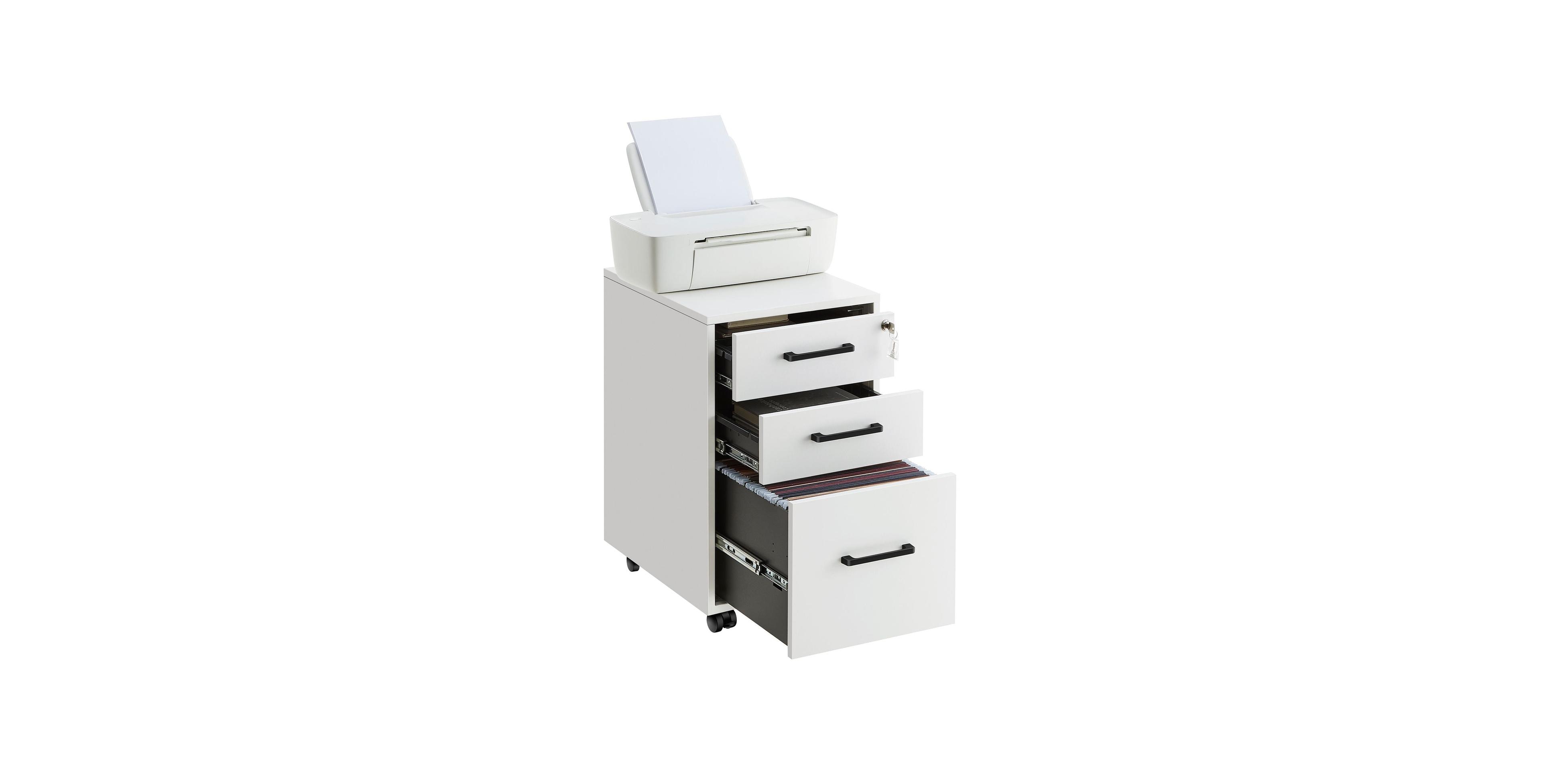 Mecale Locking File Cabinet for Letter and Legal Documents