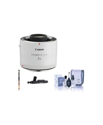 Extender EF 2x III (Tele Extender) - U.S.A. - Bundle With Cleaning Kit,  Lens cleaner, Software Package