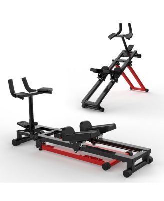 3 in 1 Spine Twist Stretcher Adjustable Stair Stepper Waist Trainer, Foldable Heavy Duty Fitness Machine for Home Apartment, Office