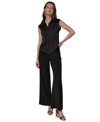 Petite Button-Front Shirt