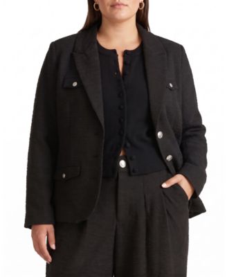 Plus Size A Touch of Class Structured Stretch Blazer