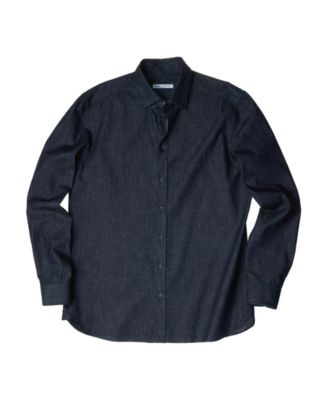 Men's Camisa Larks Long-Sleeve Spread-Collar Dress Shirt
