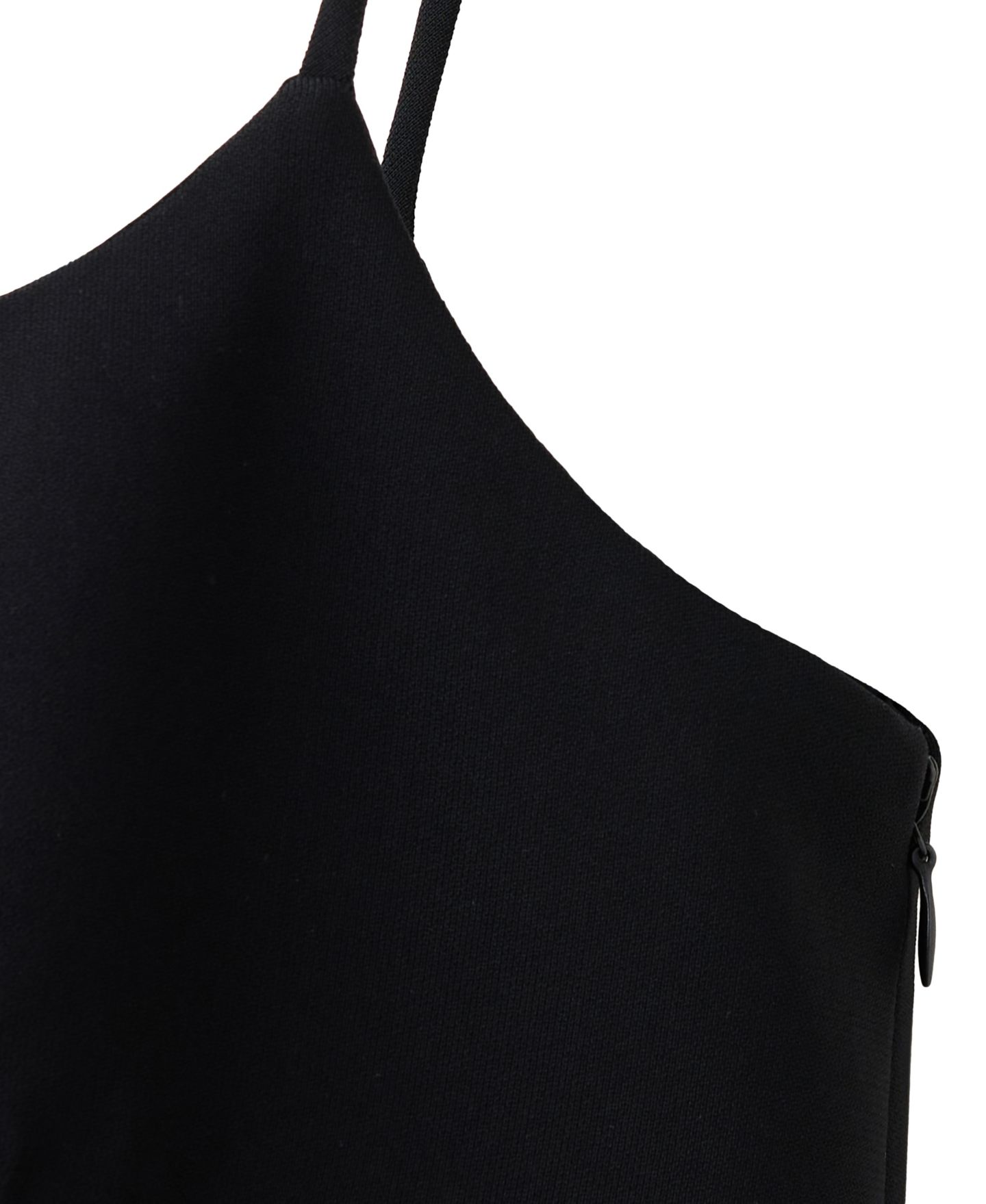 Женский топ Mango Square Neck Sleeveless Crop, цвет: Чёрный — фото 5