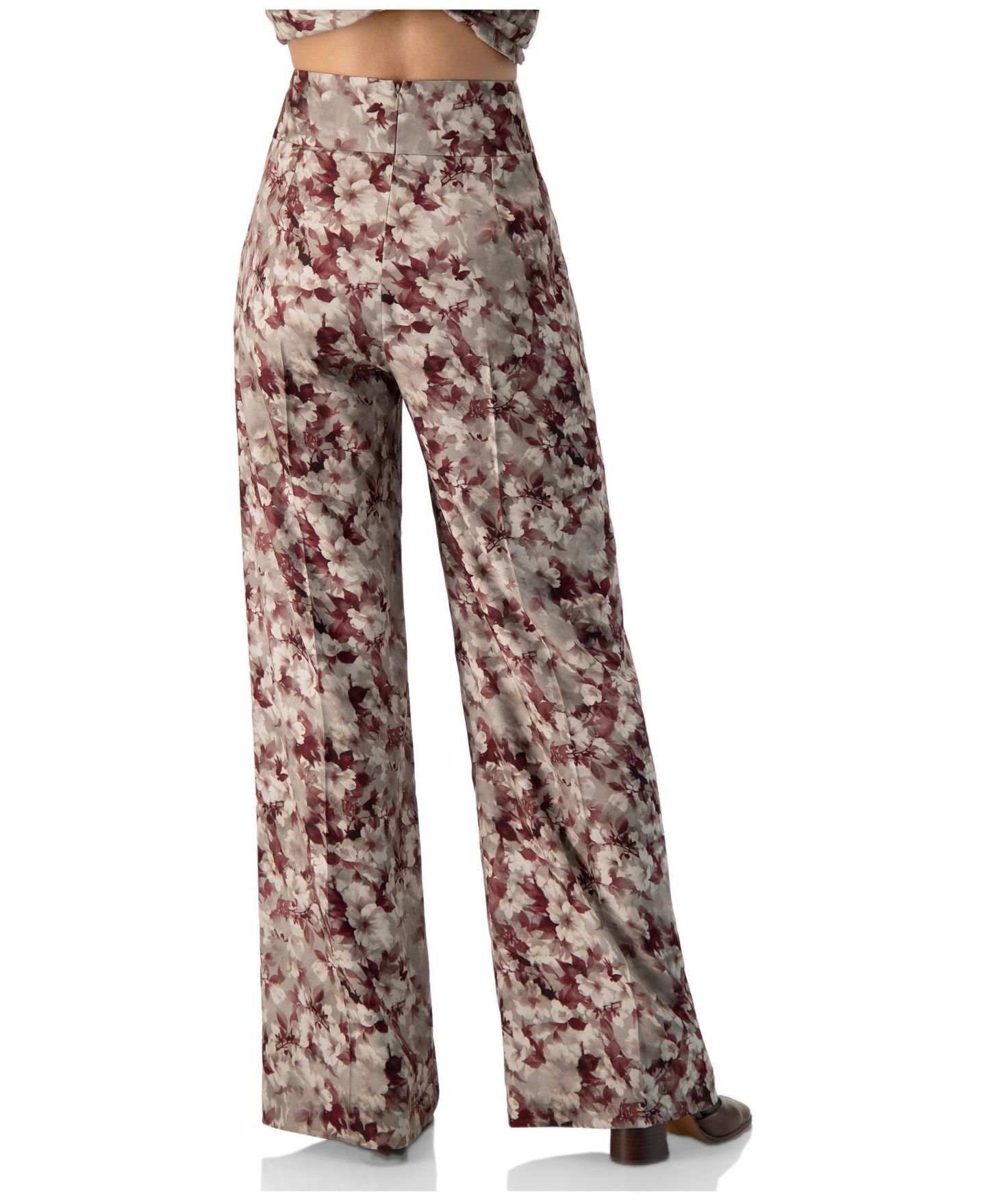 Женские брюки Ivonne High-Waist Wide-Leg Palazzo, цвет: Серый — фото 2