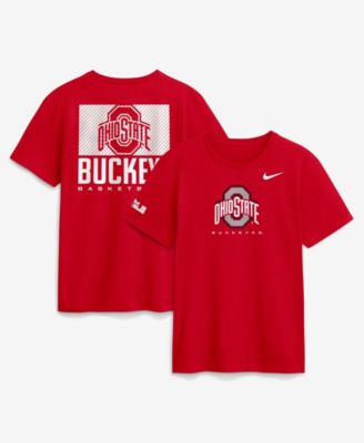 Men's LeBron James Scarlet Ohio State Buckeyes Courtside Dri-FIT T-Shirt